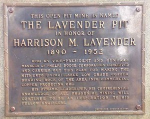 Harry Lavender plaque