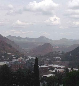 Rainy day view from Bisbee to Warren